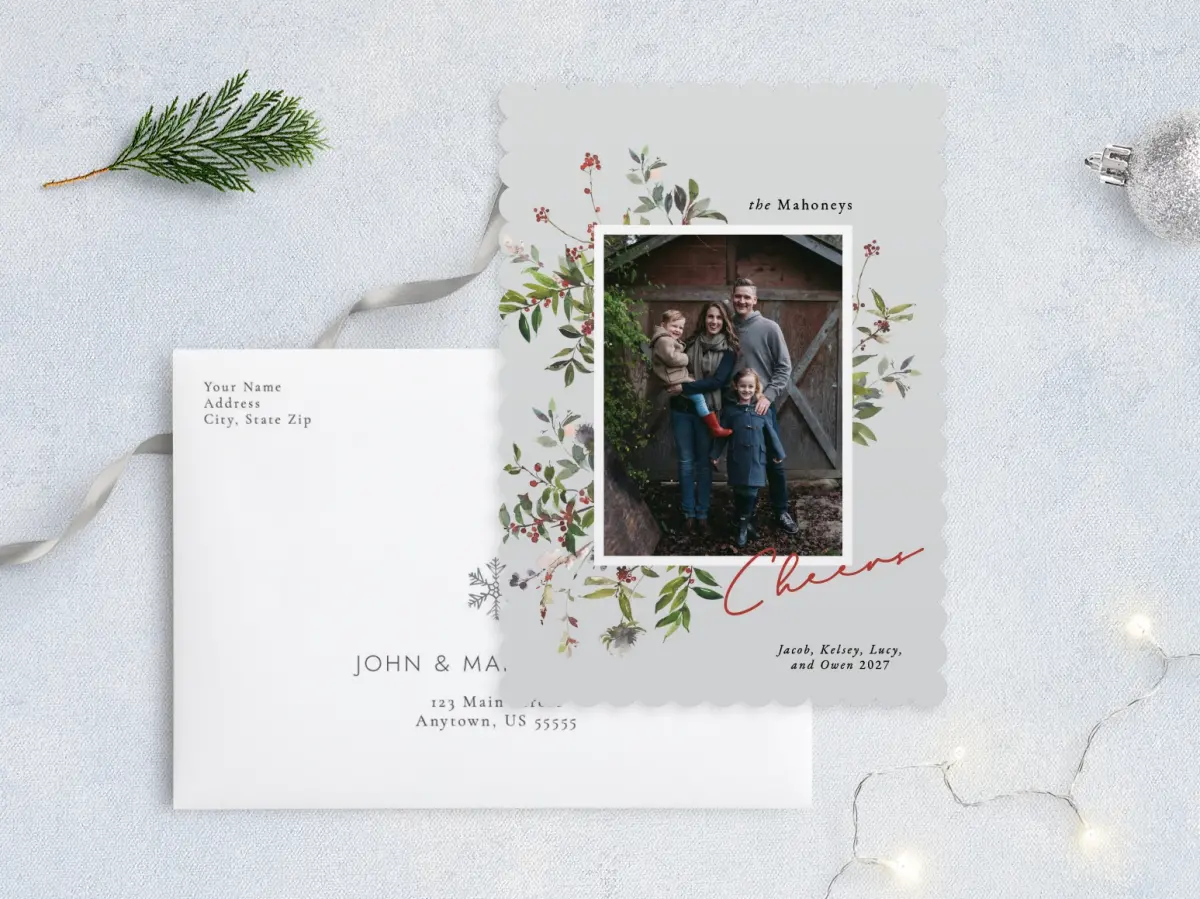 Front with Envelope Design