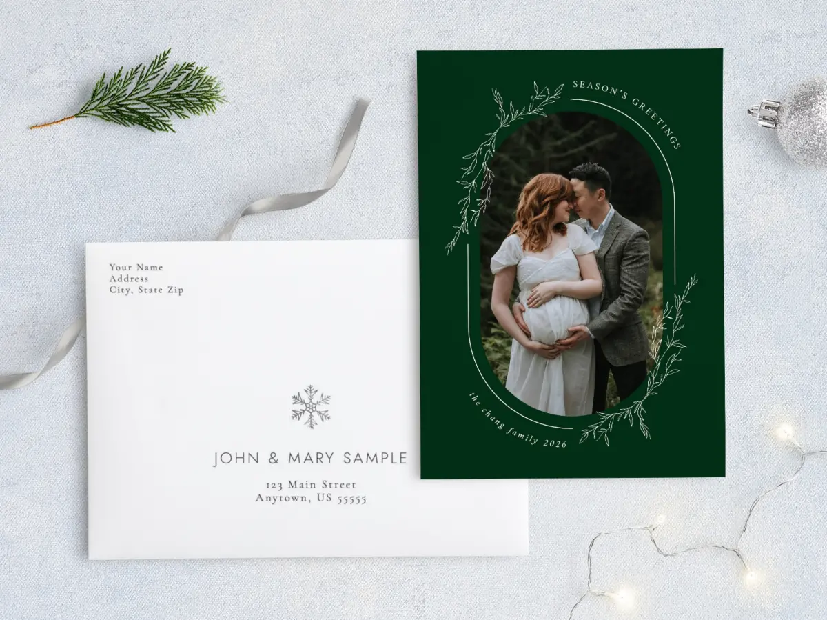 Front with Envelope Design