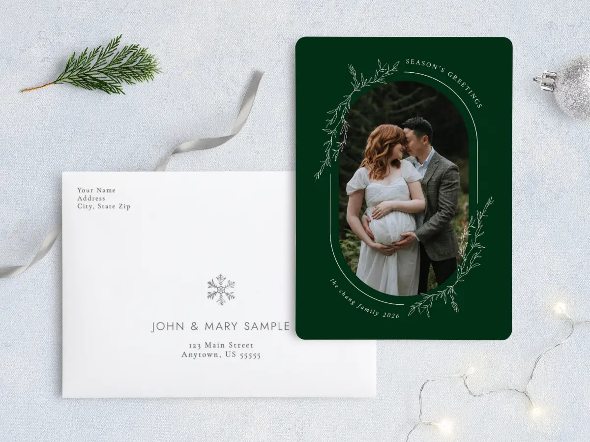 Front with Envelope Design