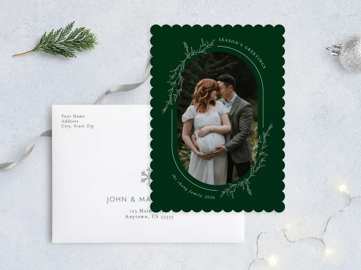 Front with Envelope Design