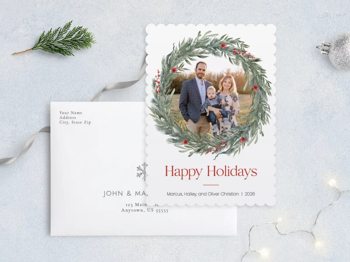 Front with Envelope Design