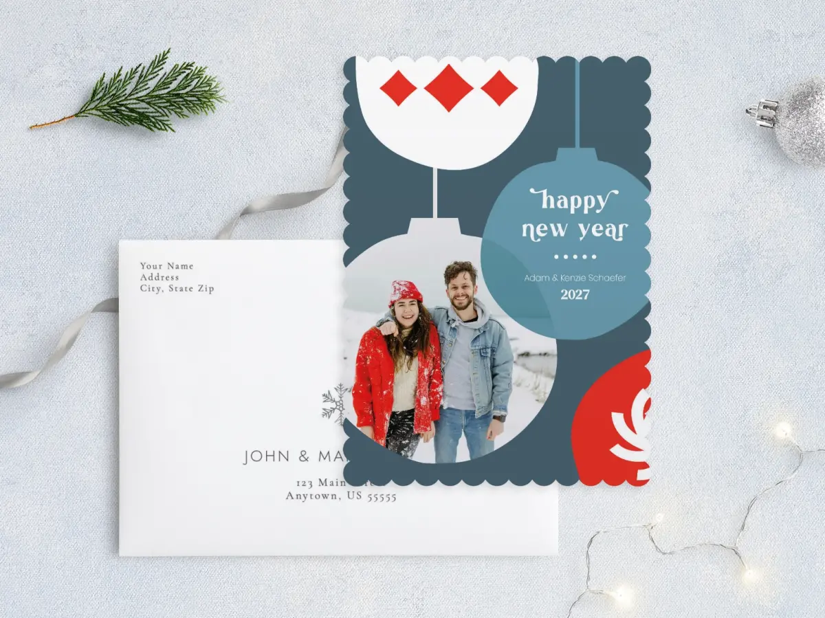 Front with Envelope Design