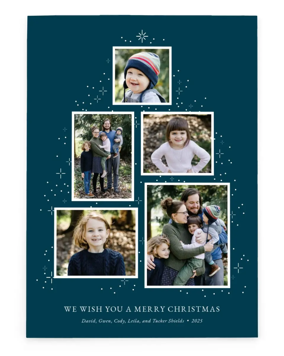 Falling Flurries | New Year’s Cards 