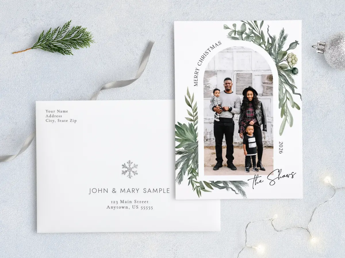 Front with Envelope Design