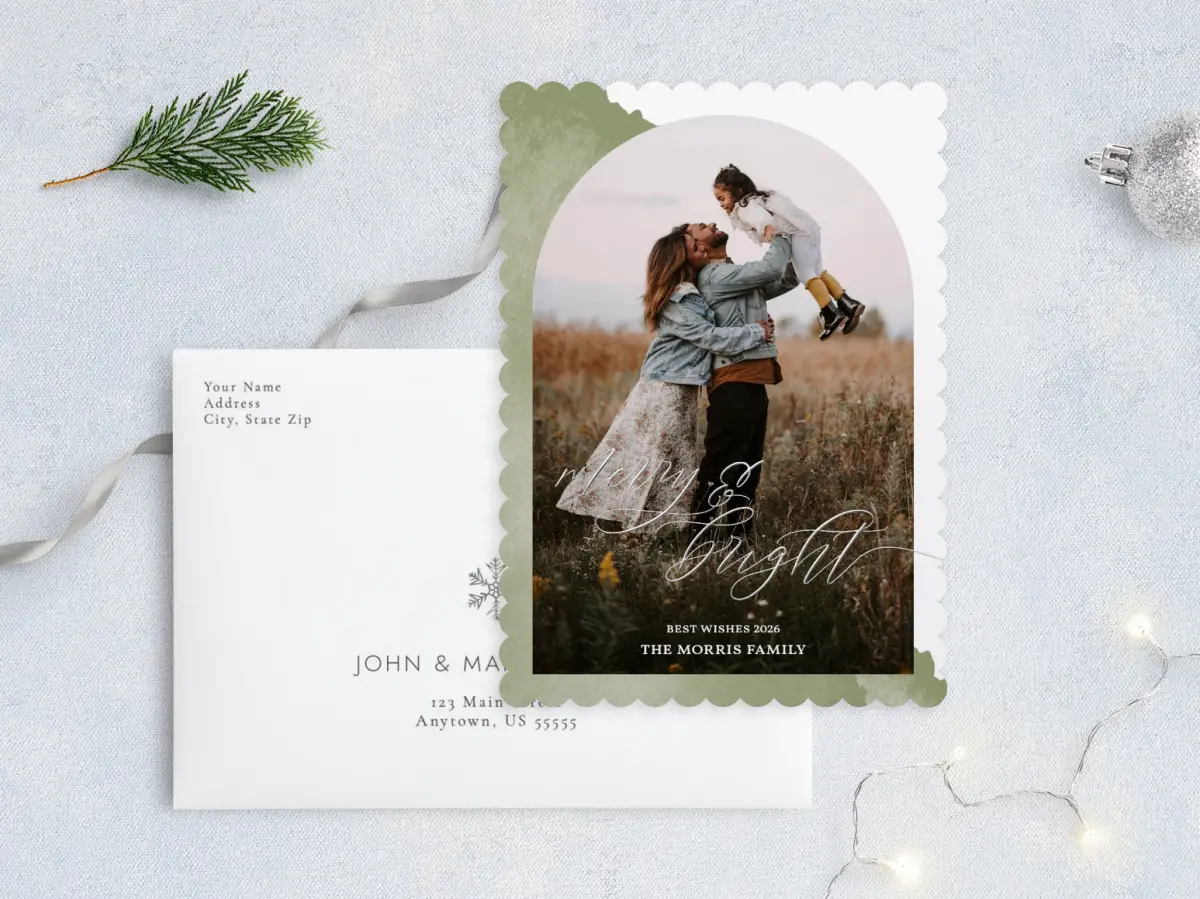 Front with Envelope Design