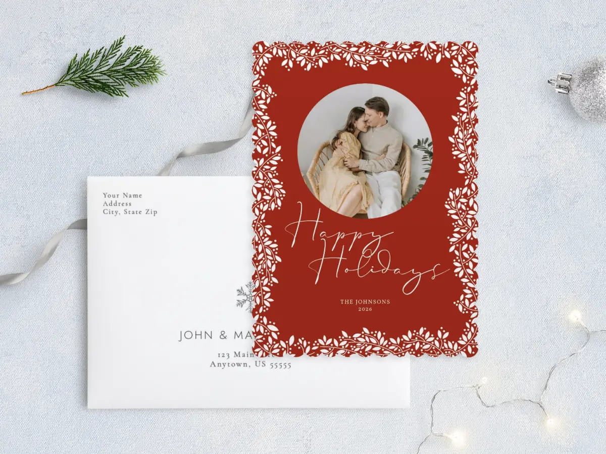 Front with Envelope Design