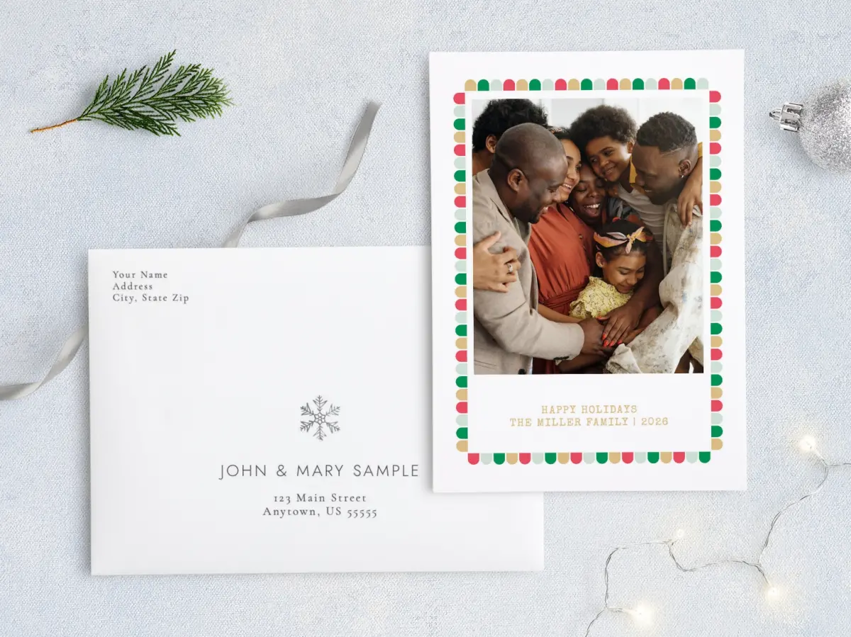 Front with Envelope Design