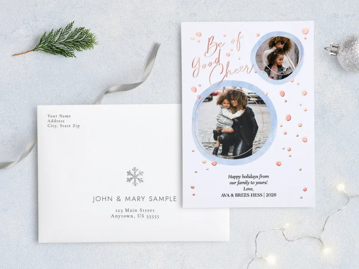 Front with Envelope Design