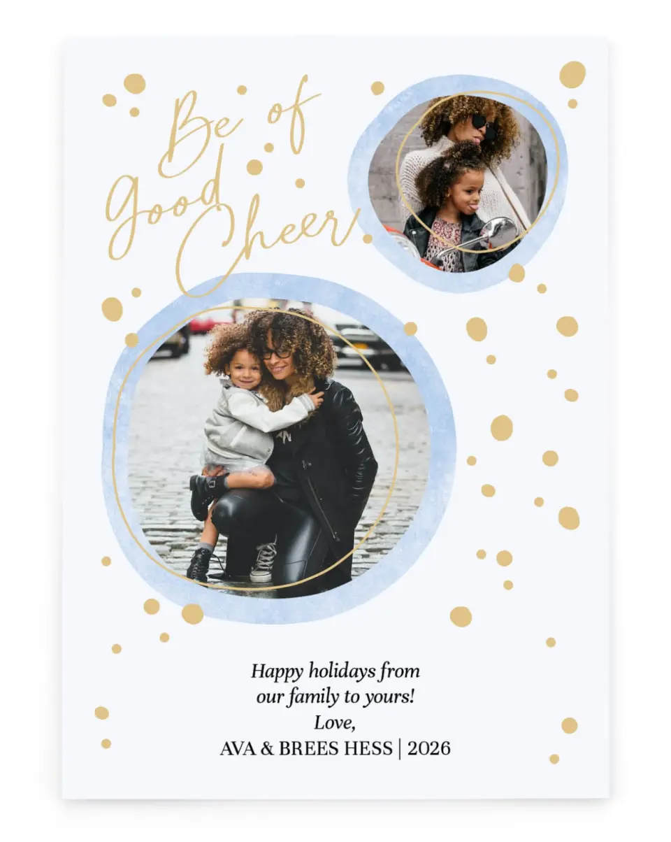 Cheerful Bubbles | Christmas Cards