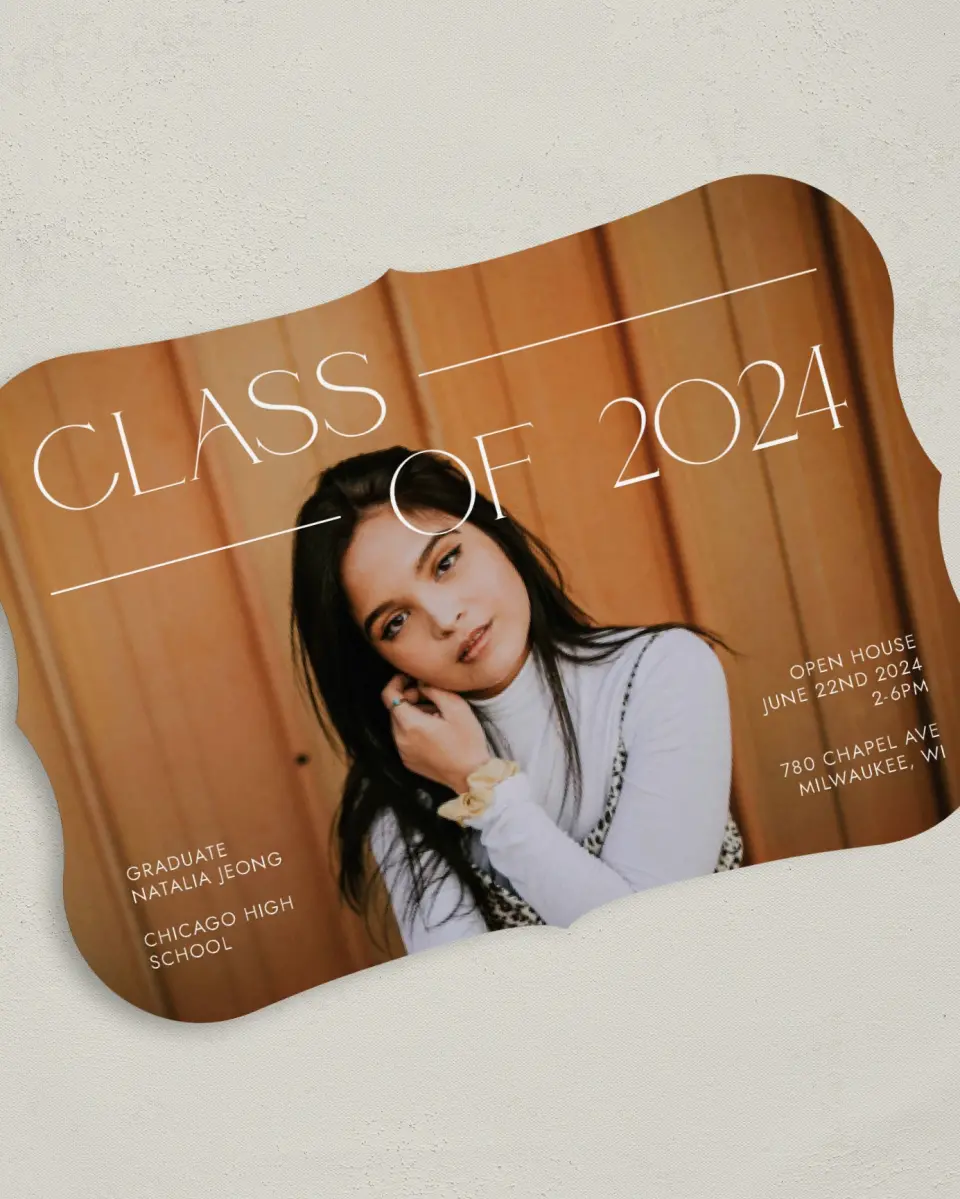 This is a 5" x 7" Save the Date Card called United in Love printed in full color on Premium Smooth paper