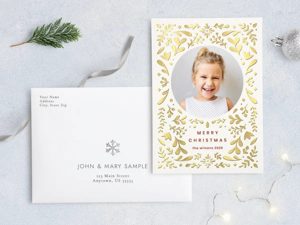 Front with Envelope Design