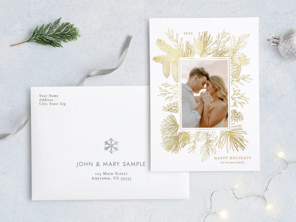 Front with Envelope Design