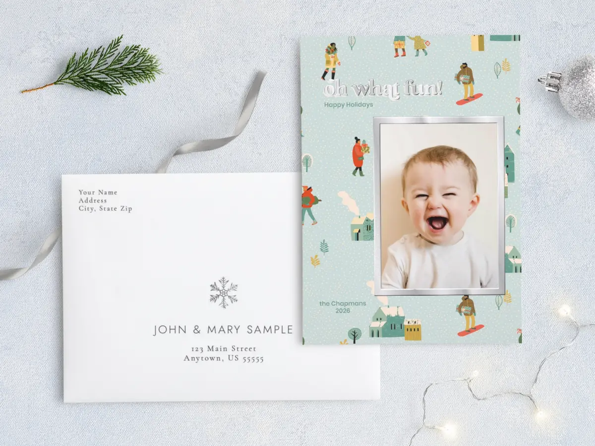Front with Envelope Design