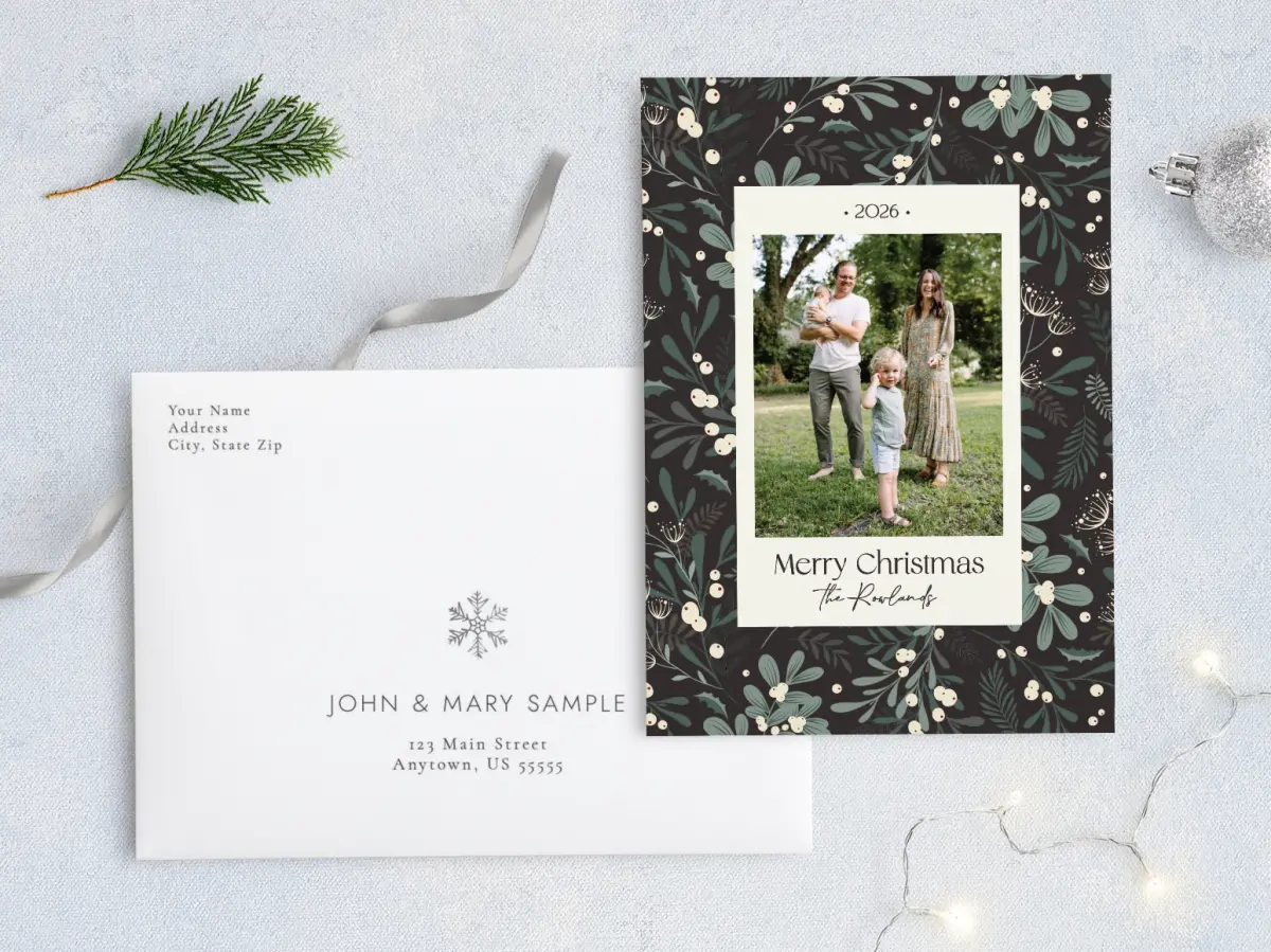 Front with Envelope Design