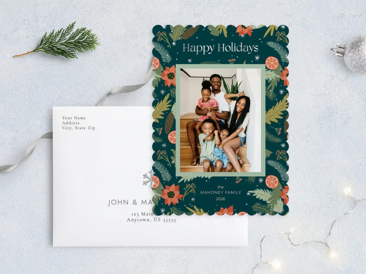 Front with Envelope Design