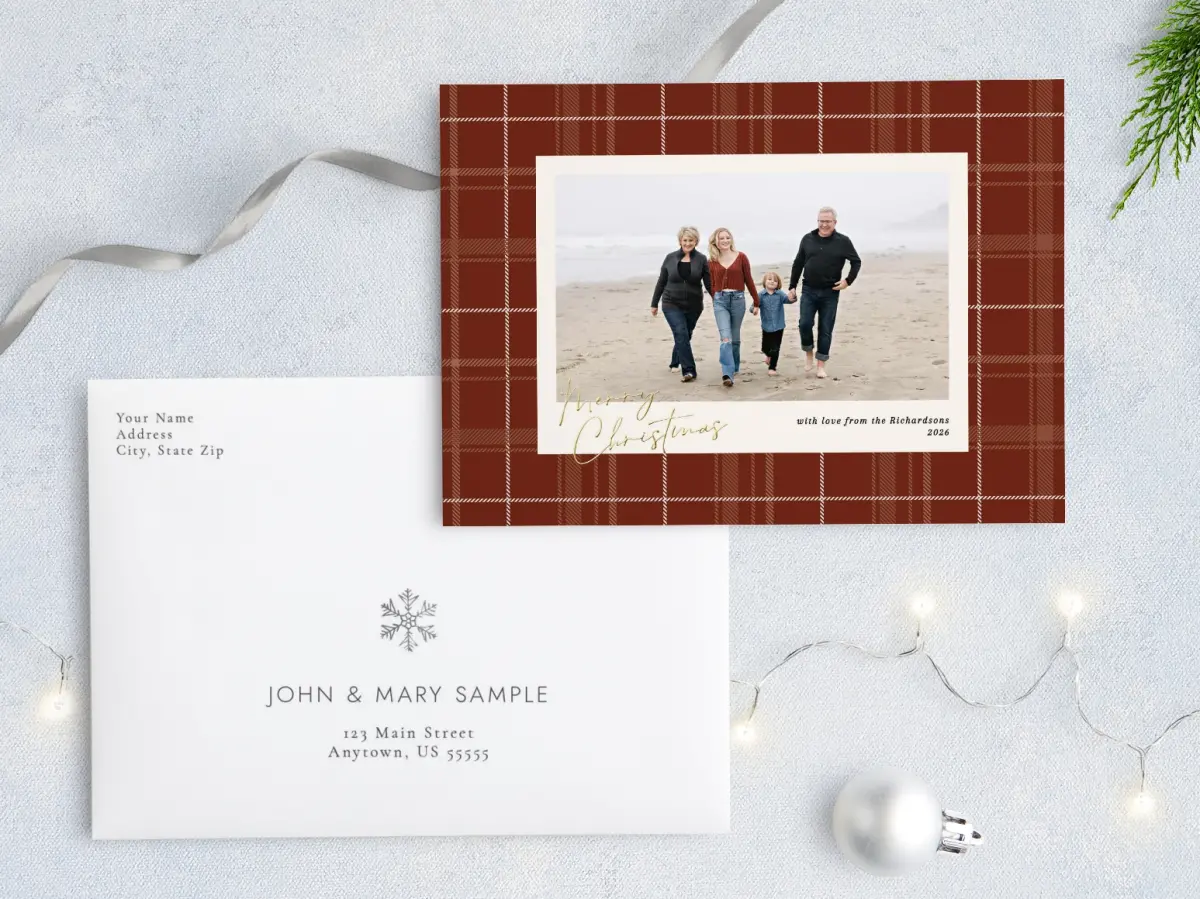 Front with Envelope Design
