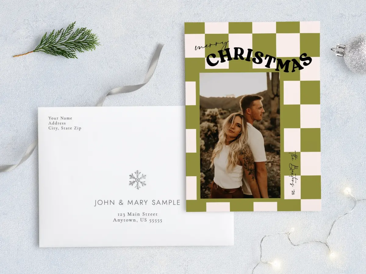 Front with Envelope Design