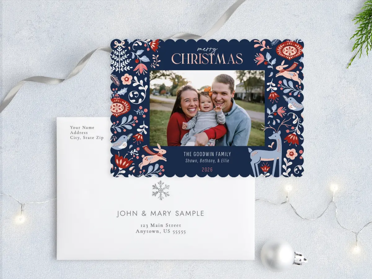 Front with Envelope Design