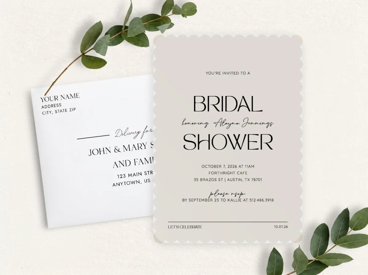 Front & Envelope