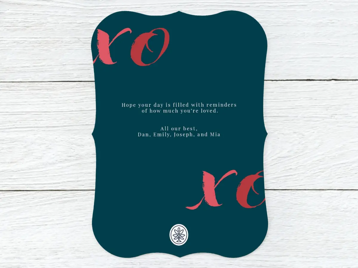 Save the Date Card Back