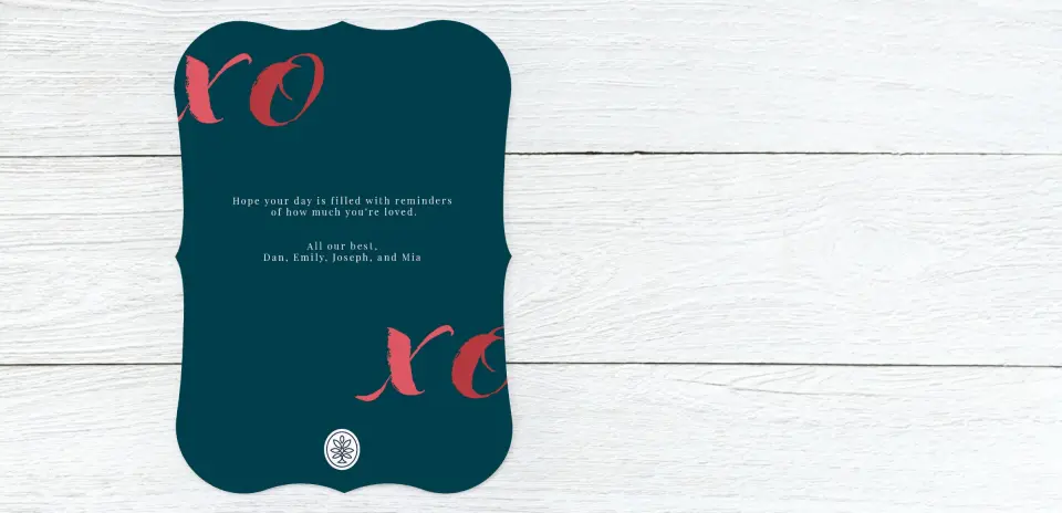 Save the Date Card Back