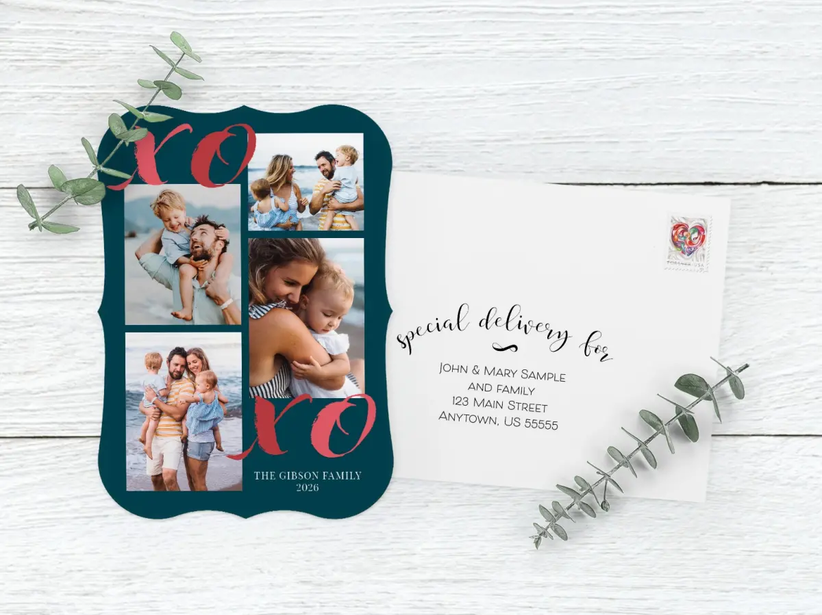 Save the Date Card with Optional Guest Addressing Service