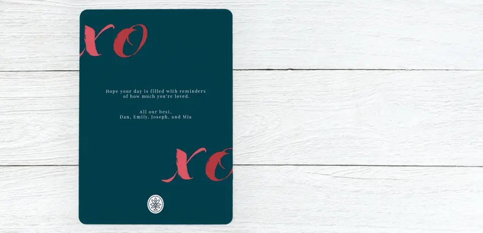 Save the Date Card Back