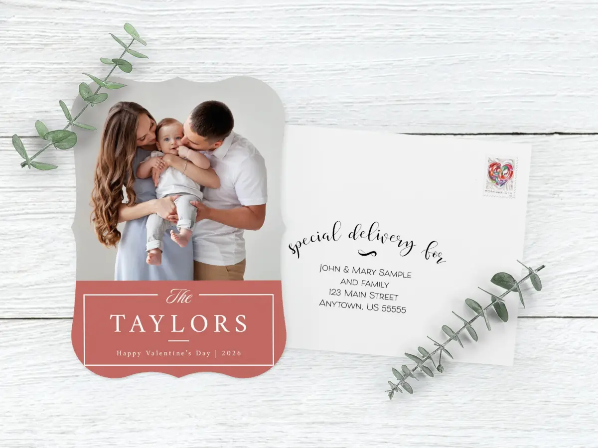 Save the Date Card with Optional Guest Addressing Service