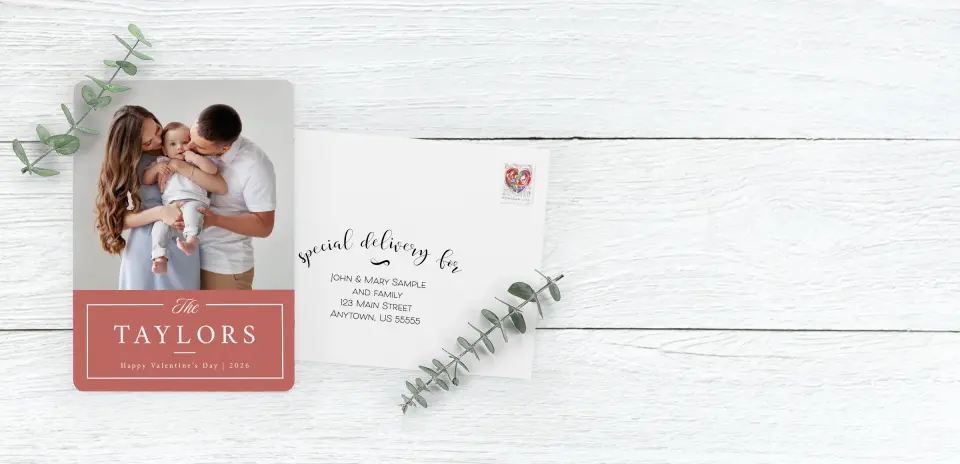 Save the Date Card with Optional Guest Addressing Service