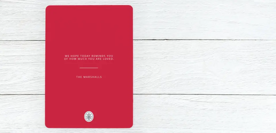 Save the Date Card Back