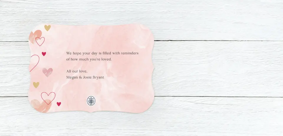 Save the Date Card Back