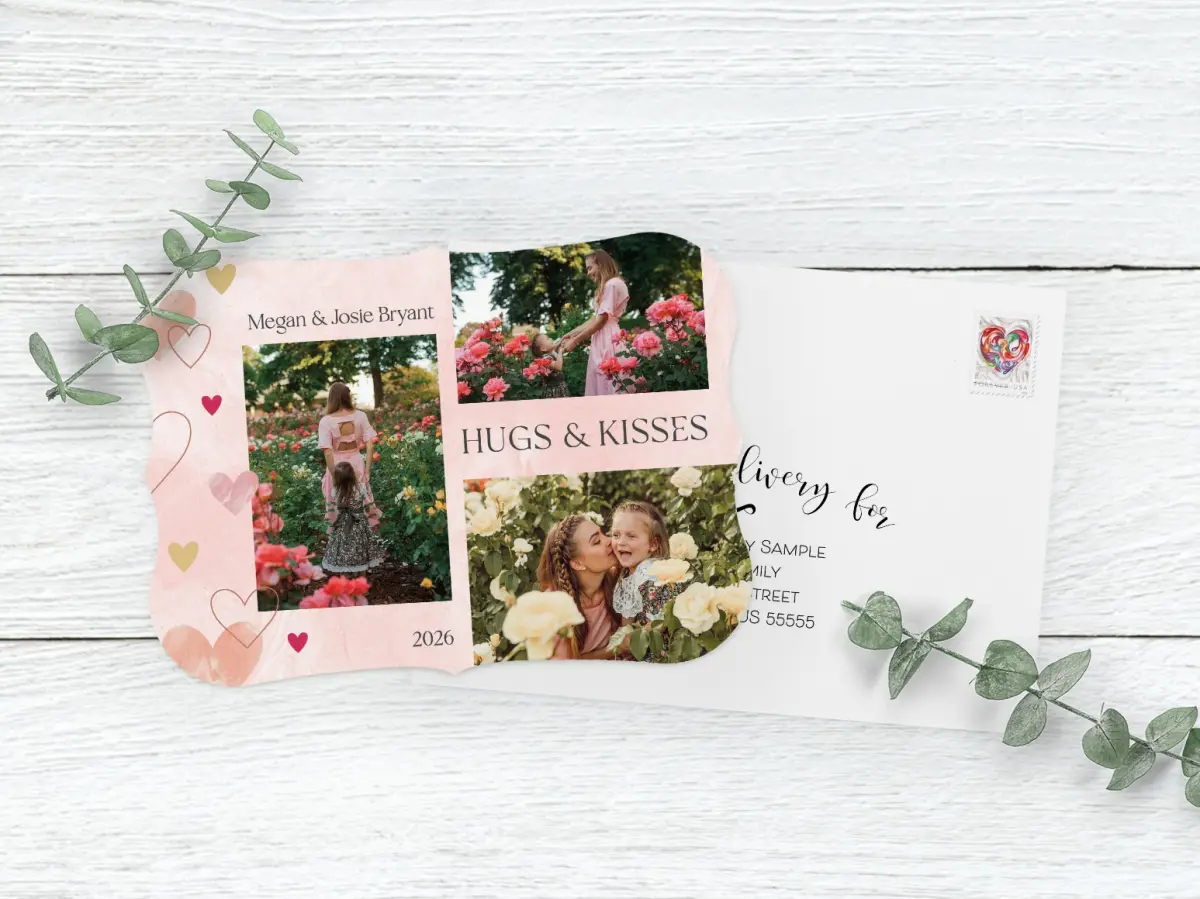 Save the Date Card with Optional Guest Addressing Service