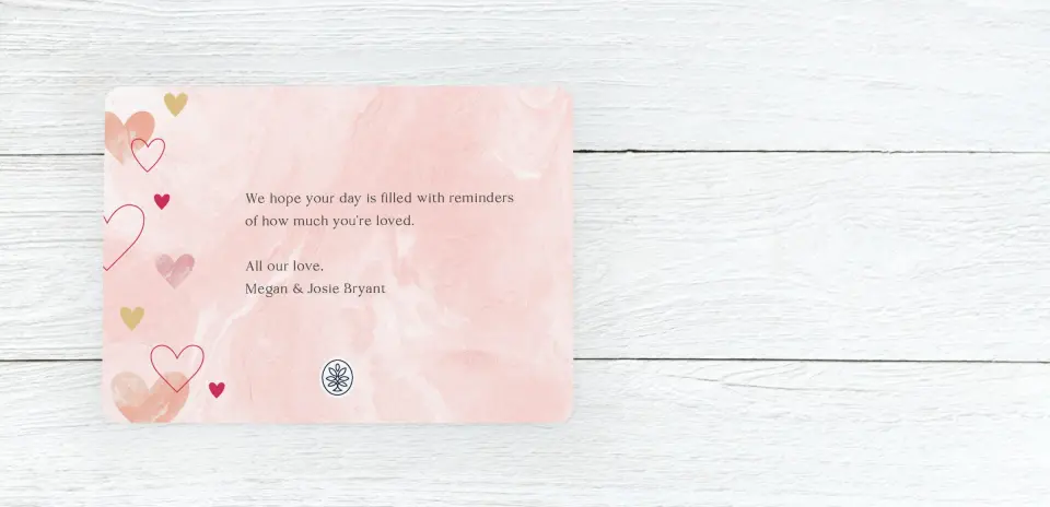 Save the Date Card Back