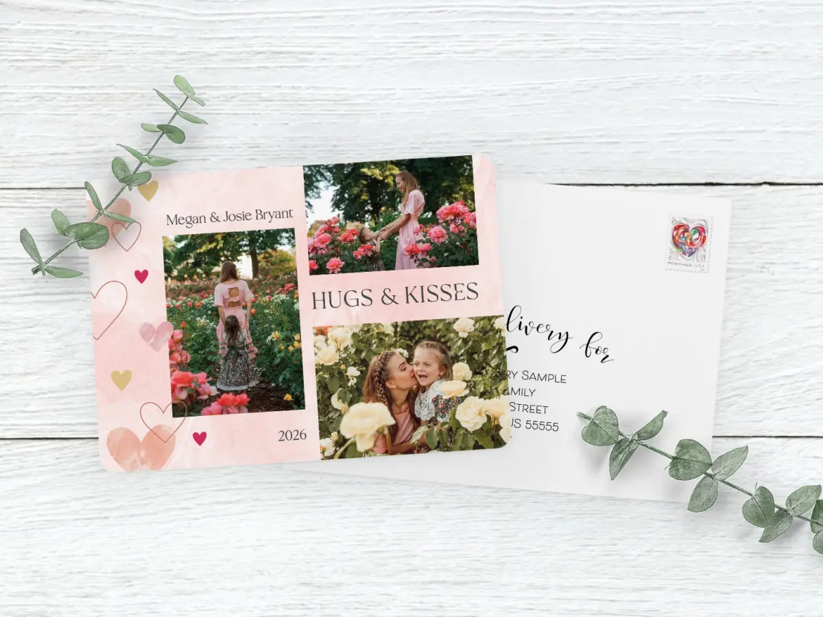 Save the Date Card with Optional Guest Addressing Service