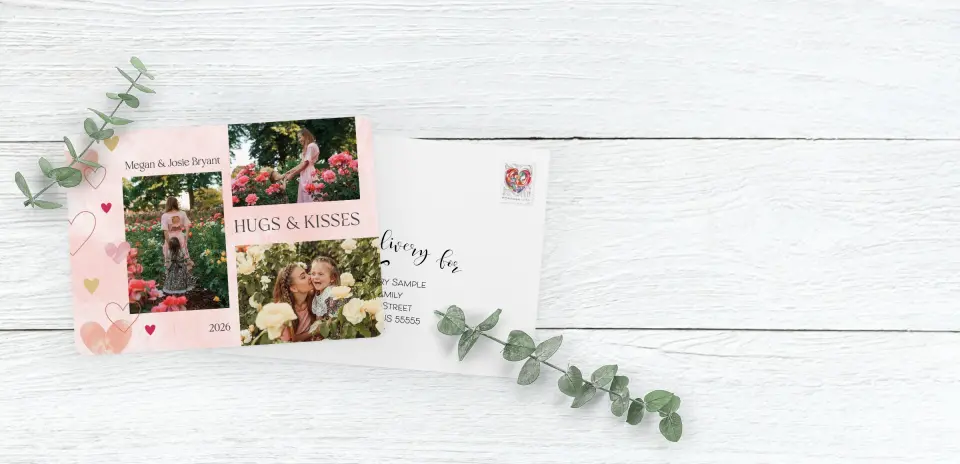 Save the Date Card with Optional Guest Addressing Service