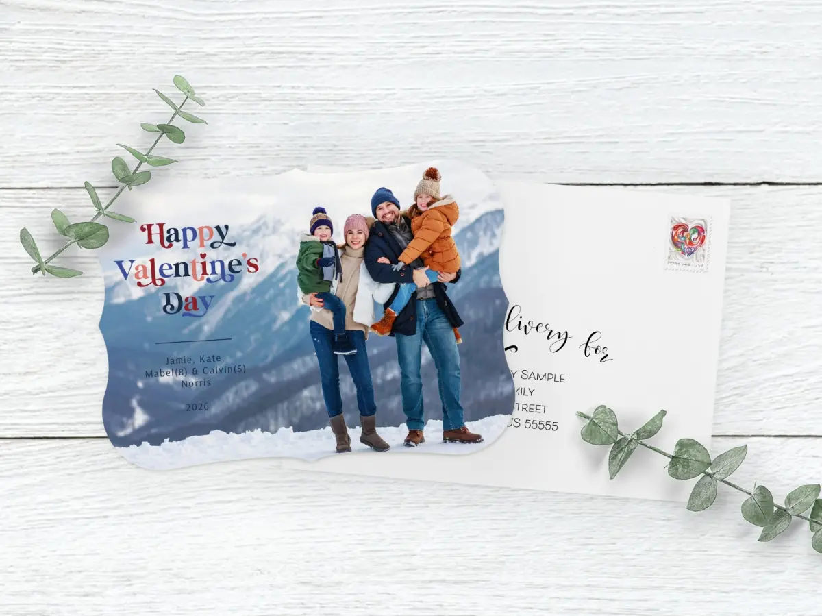 Save the Date Card with Optional Guest Addressing Service