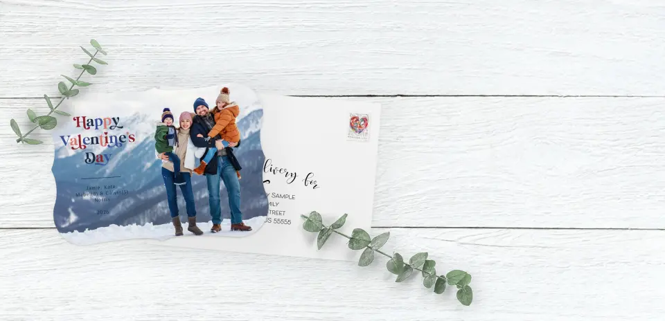 Save the Date Card with Optional Guest Addressing Service