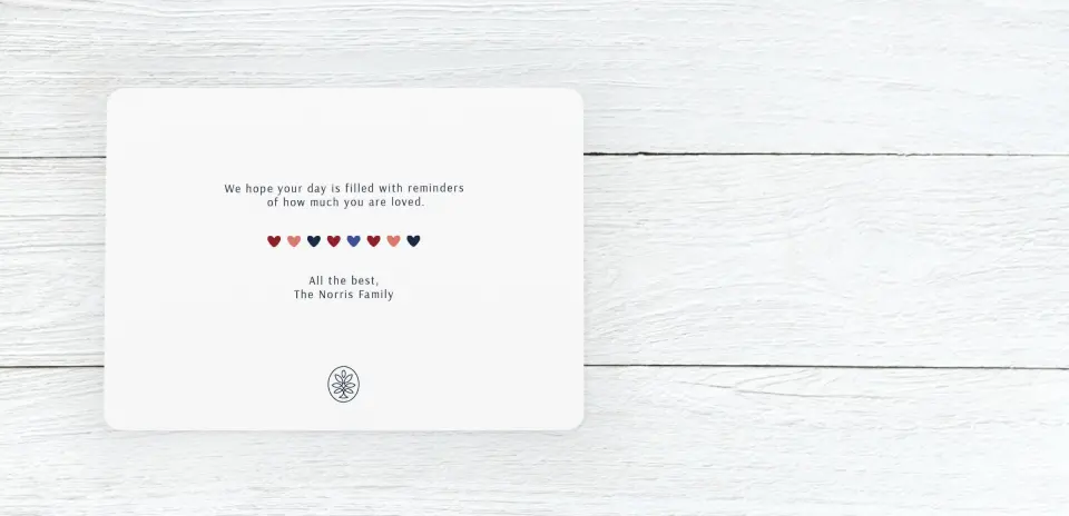 Save the Date Card Back