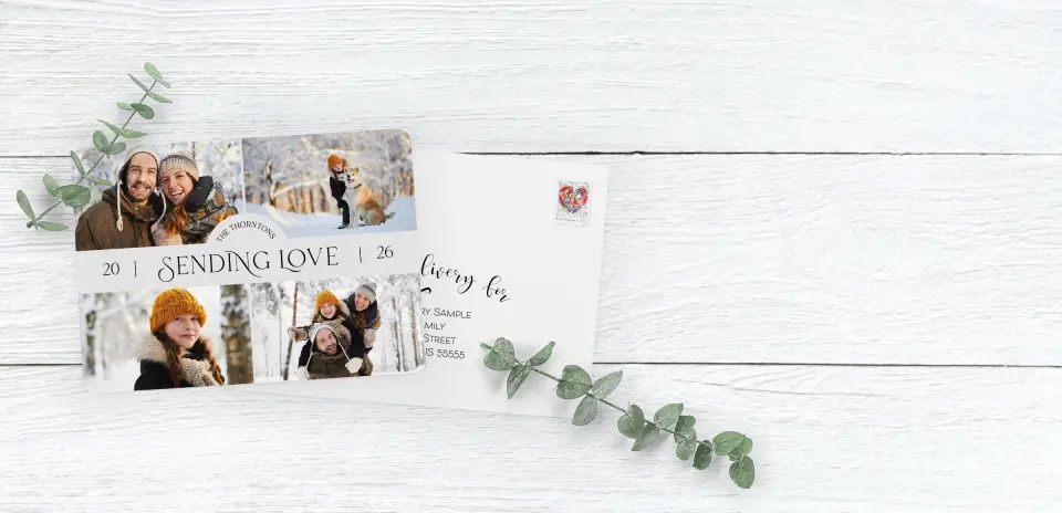 Save the Date Card with Optional Guest Addressing Service