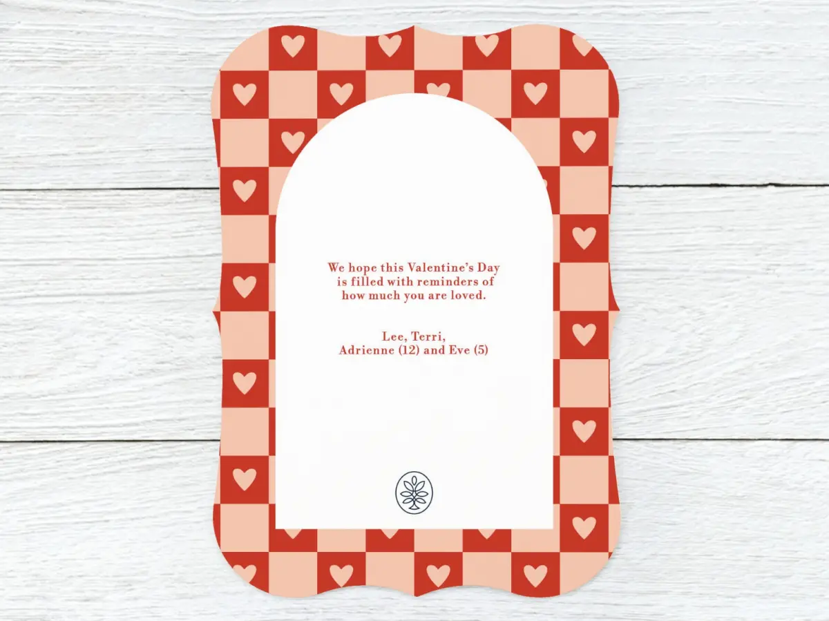 Save the Date Card Back