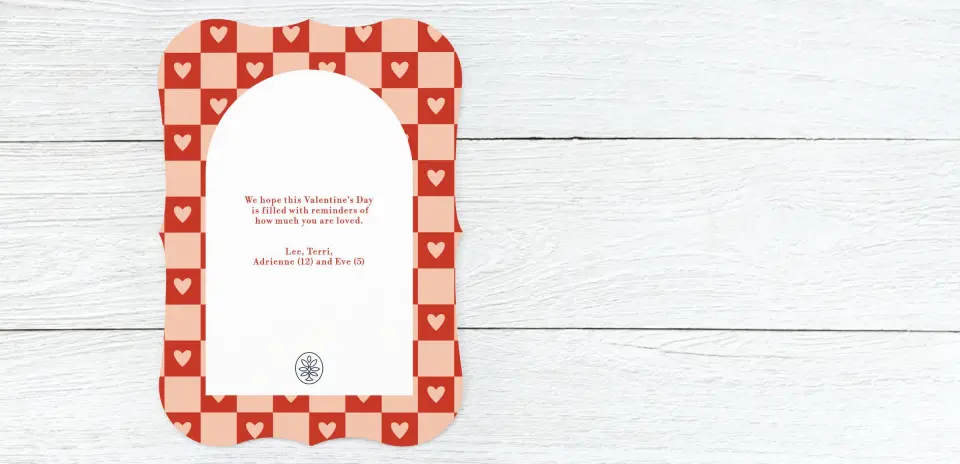 Save the Date Card Back