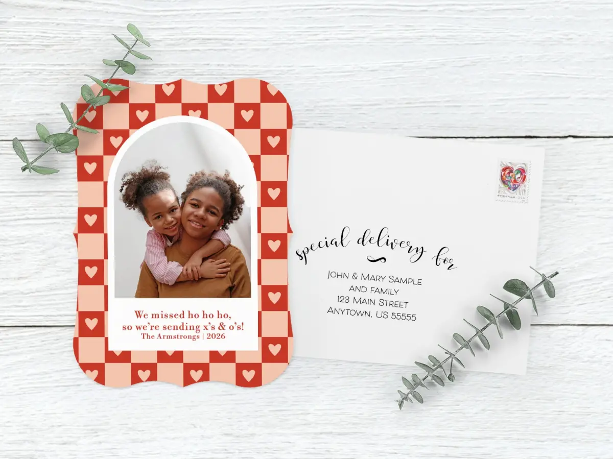 Save the Date Card with Optional Guest Addressing Service