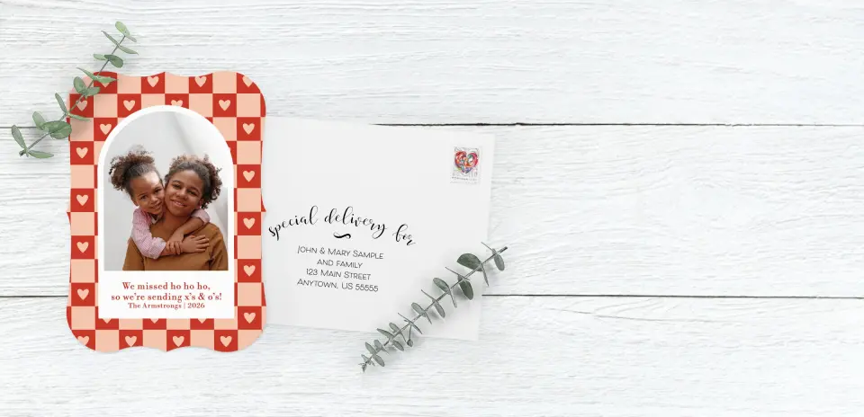 Save the Date Card with Optional Guest Addressing Service