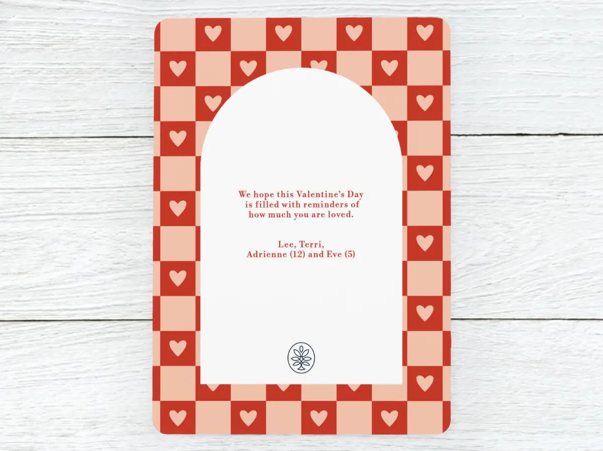 Save the Date Card Back