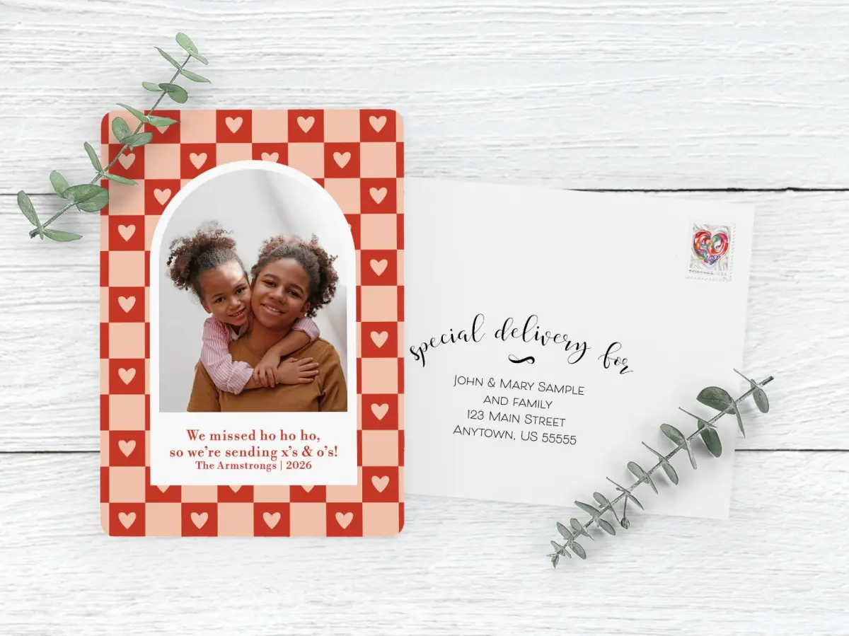 Save the Date Card with Optional Guest Addressing Service