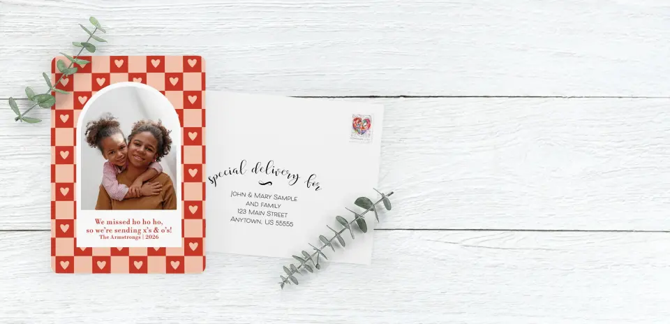 Save the Date Card with Optional Guest Addressing Service