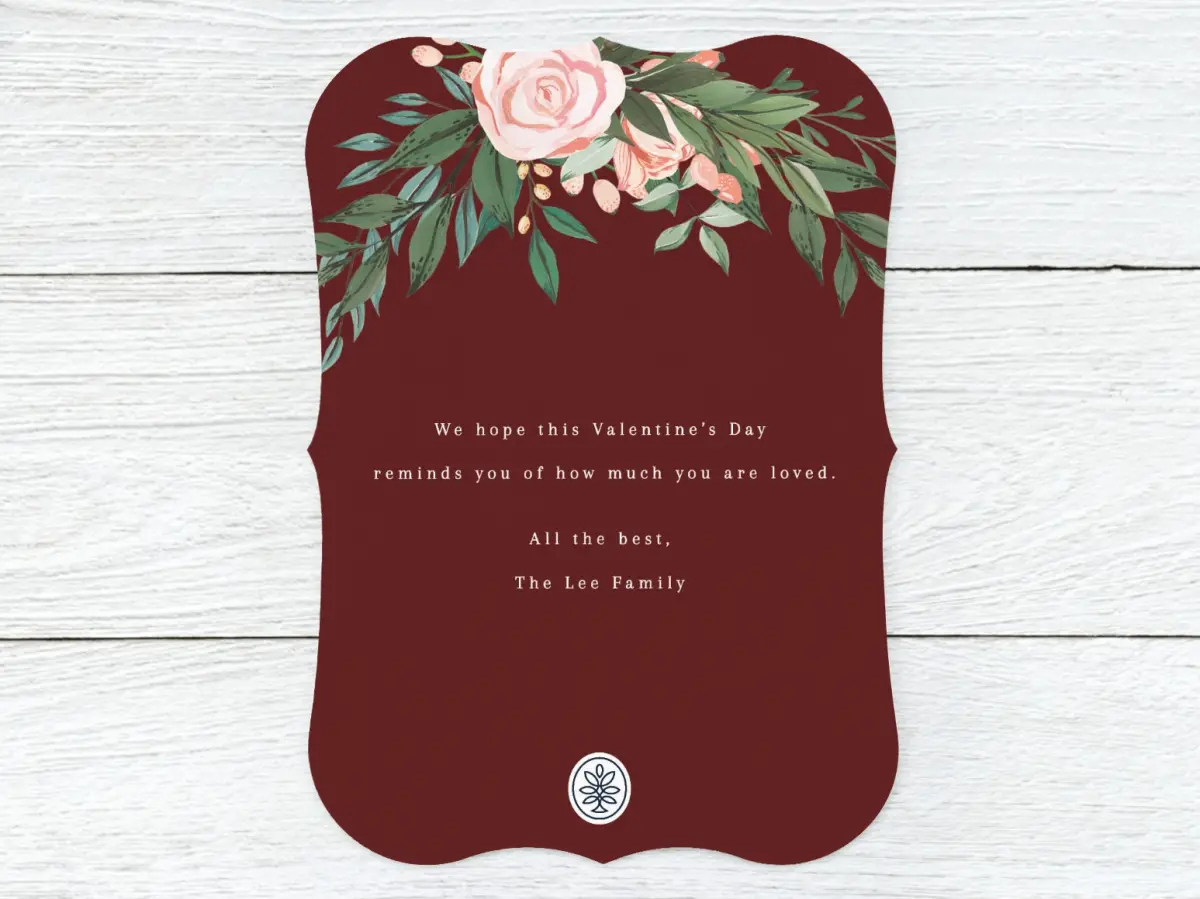 Save the Date Card Back
