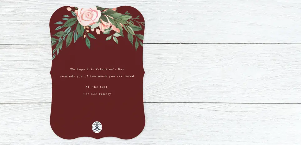 Save the Date Card Back
