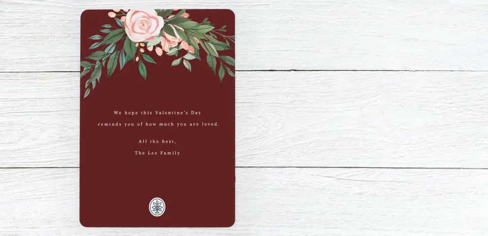 Save the Date Card Back