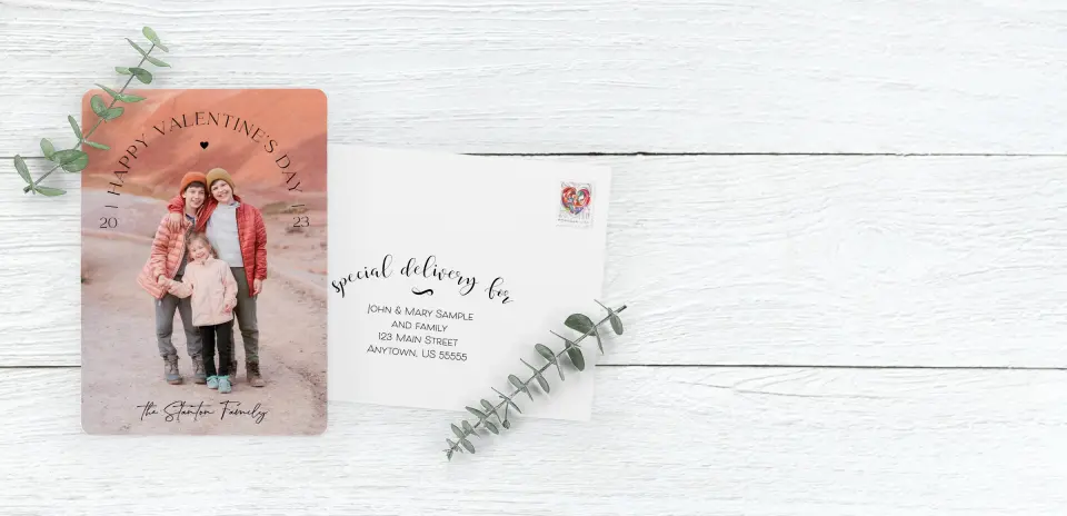 Save the Date Card with Optional Guest Addressing Service
